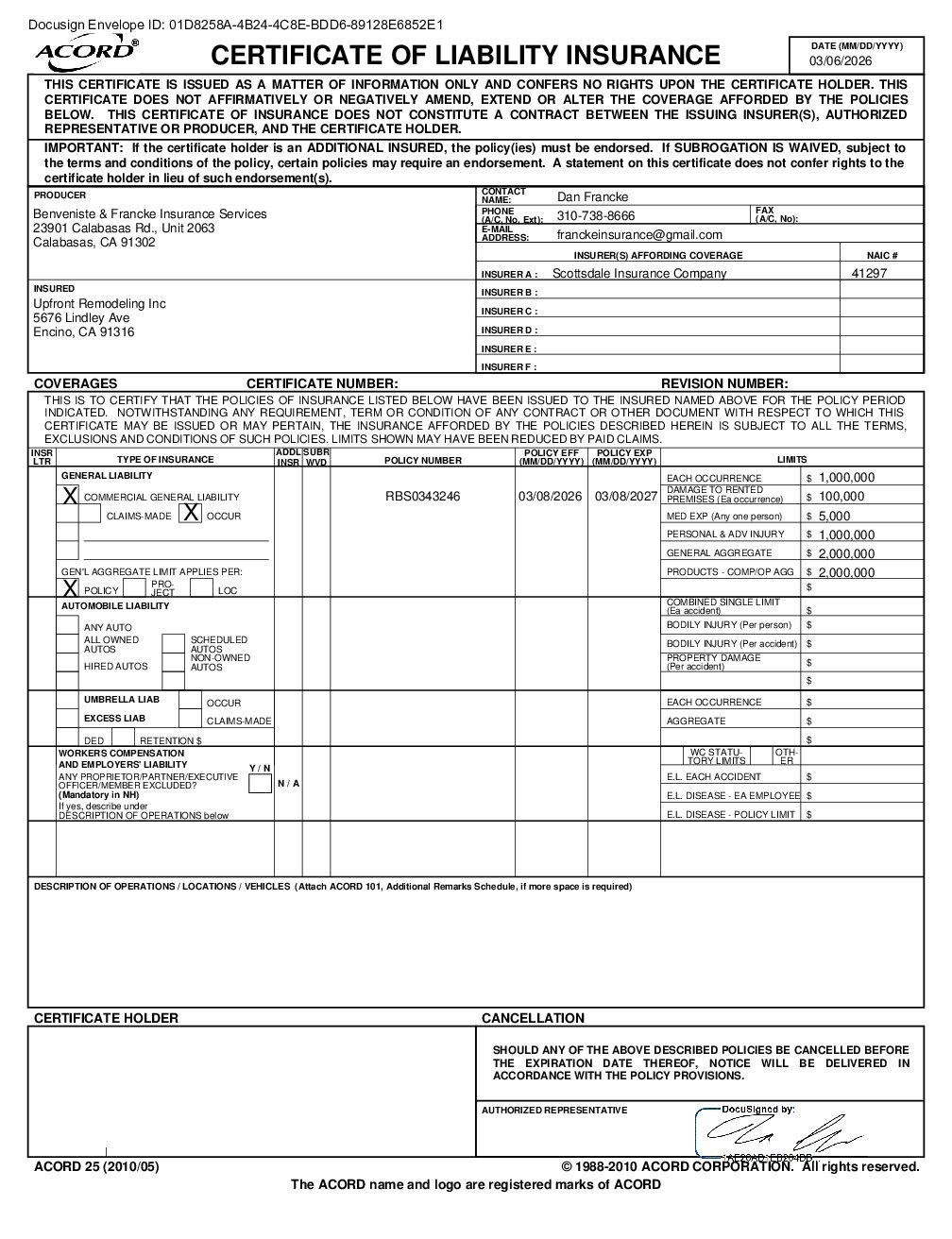 Liability Insurance